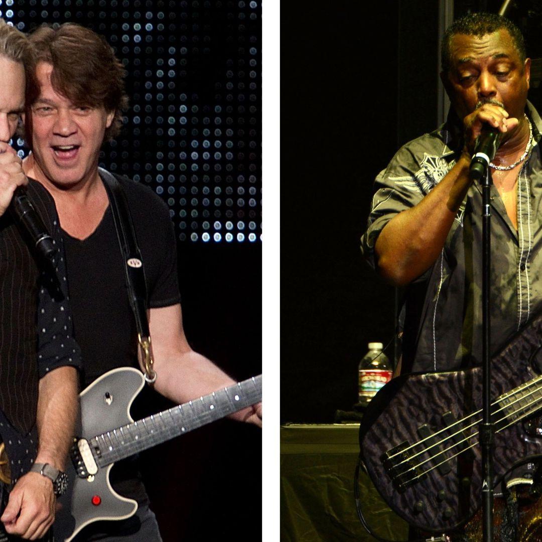 Van Halen and Kool & The Gang performing on stage